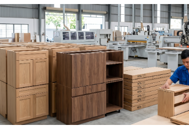 Sustainable Wooden Kitchen Furniture Manufacturing: Advanced Material Treatment and Eco-Friendly Export Solutions