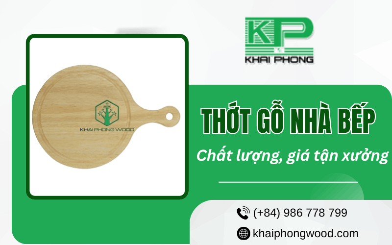 thớt gỗ nhà bếp
