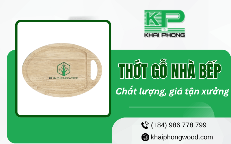 thớt gỗ nhà bếp