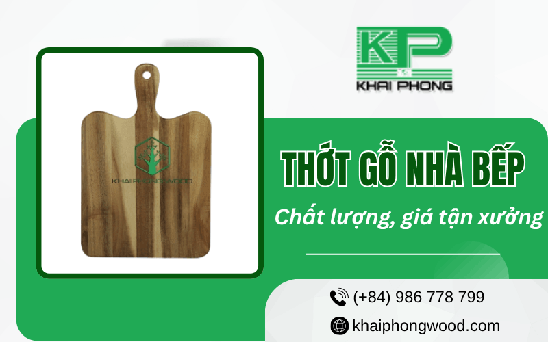 thớt gỗ nhà bếp
