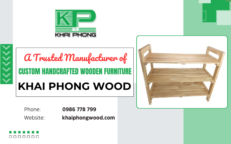 Handcrafted wooden furniture 