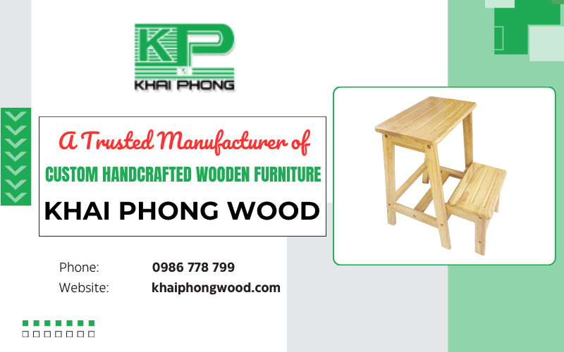 Handcrafted wooden furniture 