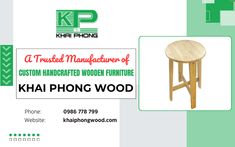 Handcrafted wooden furniture 