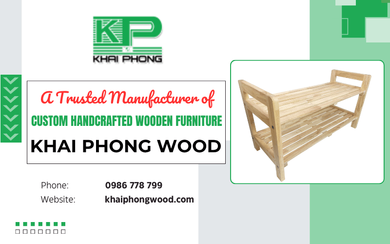 Handcrafted wooden furniture 