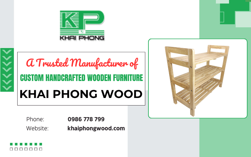 Handcrafted wooden furniture 