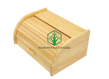 11046: Bread box, MDF veneer, natural varnish. 