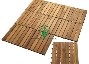 ACACIA FLOORING TILE 06 WOODEN SLAT