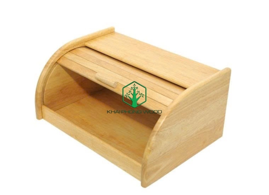 11046: Bread box, MDF veneer, natural varnish. 