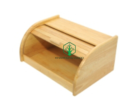 11046: Bread box, MDF veneer, natural varnish. 