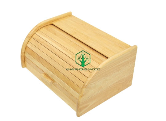 11046: Bread box, MDF veneer, natural varnish. 